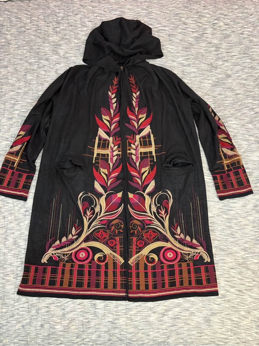 NWT Johnny Was Biya Metallic Duster Sz Large | Johnny Was Women Top - - Picture 4 of 10
